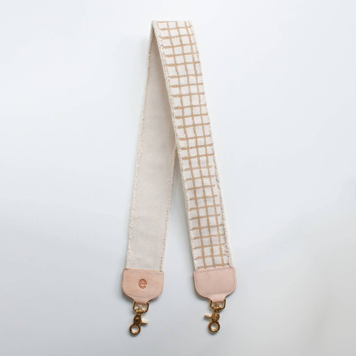 Bag Strap - Sand Plaid - Gift & Gather