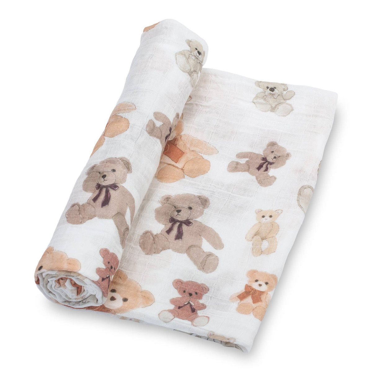 Bear Hugs Baby Swaddle Blanket - Gift & Gather