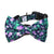 Bow Tie & Collar Set - Navy & Purple Floral - Gift & Gather