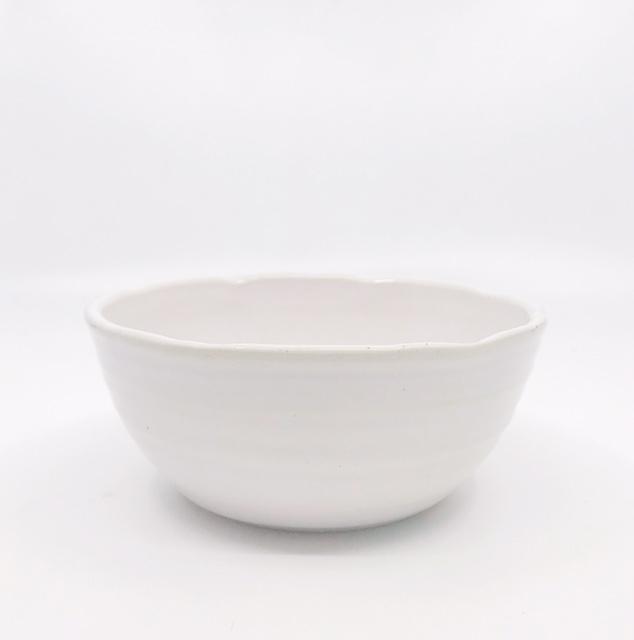 Bowl - Cereal Bowl White Ceramic Cloud Collection - Gift & Gather