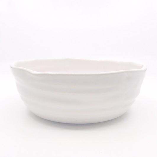 Bowl - Pasta Bowl White Ceramic Cloud Collection - Gift & Gather