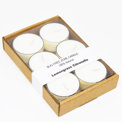 Bug Repellent - Tea Lights - Set of 6 - Gift & Gather