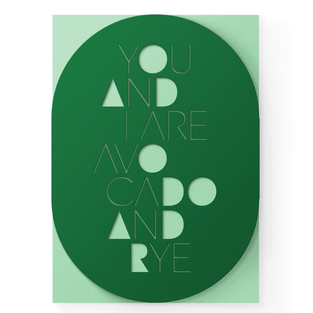 Card - Avocado & Rye - Gift & Gather