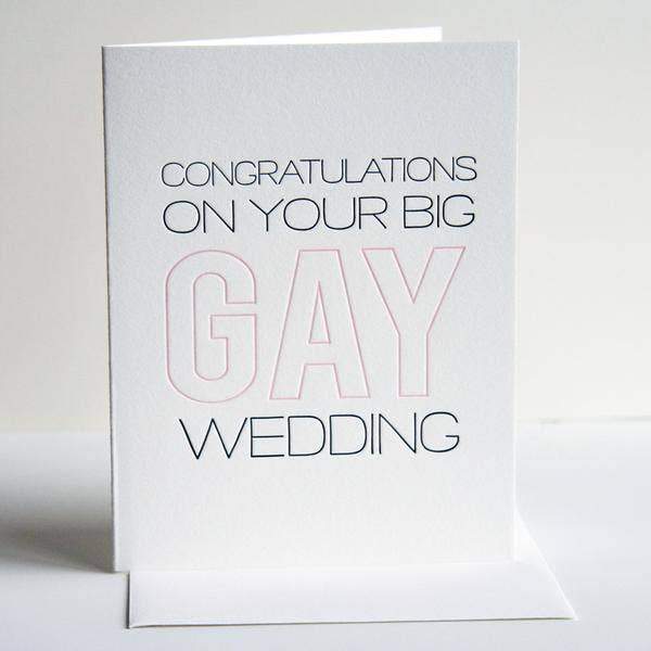 Card - Big Gay Wedding - Gift & Gather