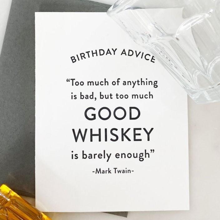 Card - Birthday Whiskey - Gift & Gather