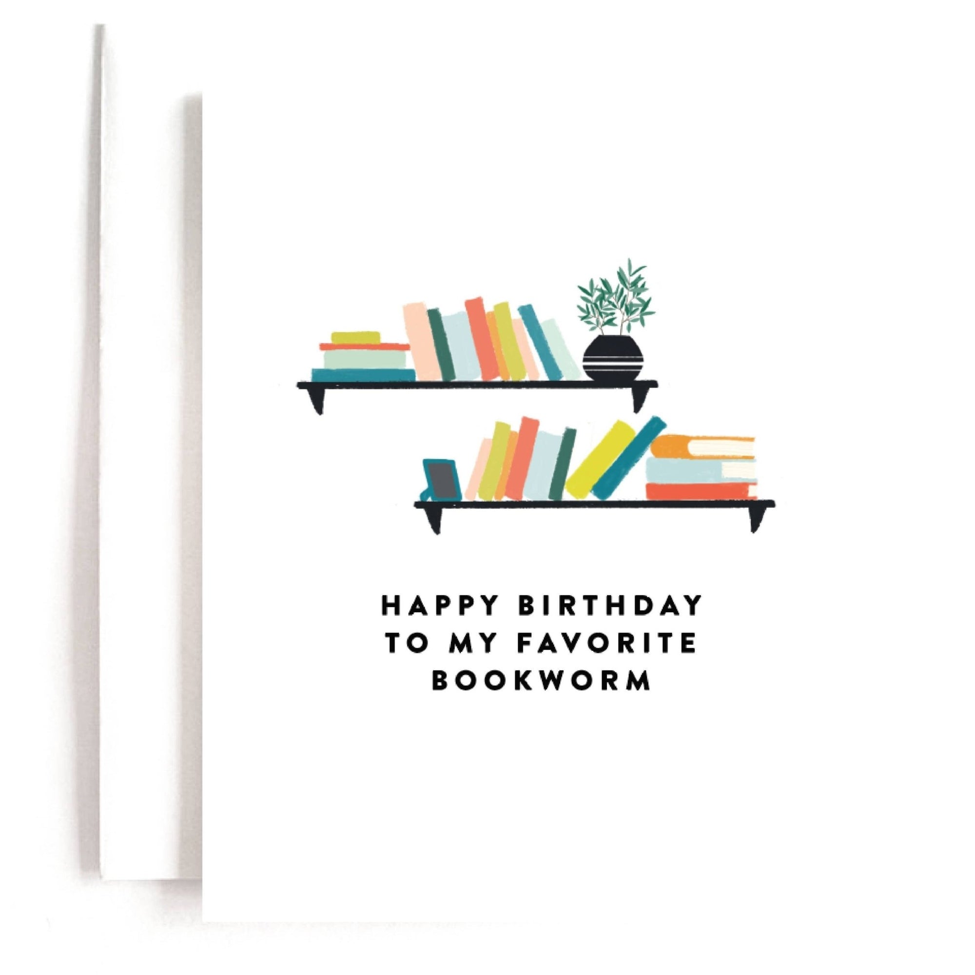 Card - Bookworm Birthday - Gift & Gather