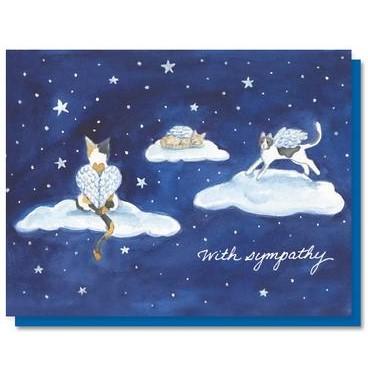 Card - Cat Heaven Sympathy - Gift & Gather