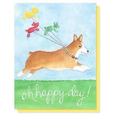 Card - Happy Day Corgi - Gift & Gather