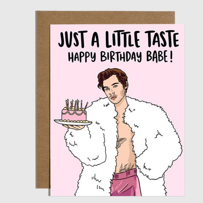 Card - Harry Just A Little Taste Cake - Gift & Gather