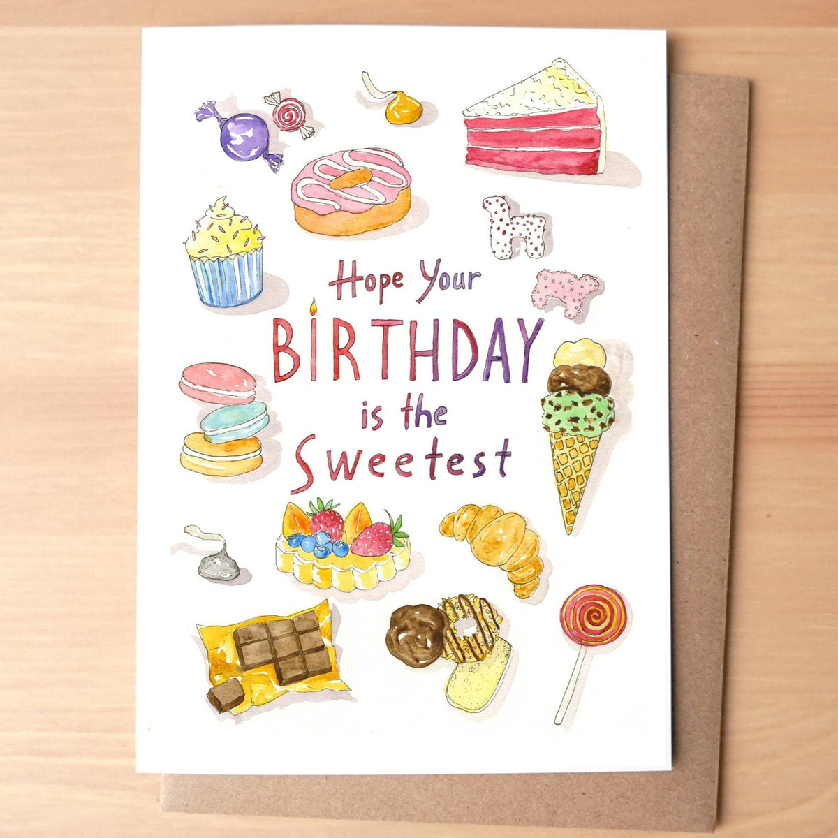 Card - Hope Your Birthday is the Sweetest - Gift & Gather