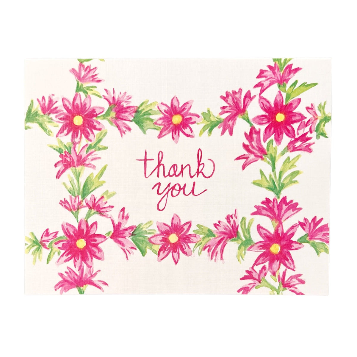 Card - Pink Daisy Thank You - Gift & Gather