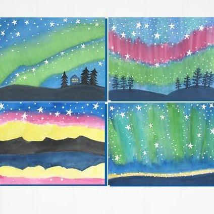 Card Set - Northern Lights - Gift & Gather