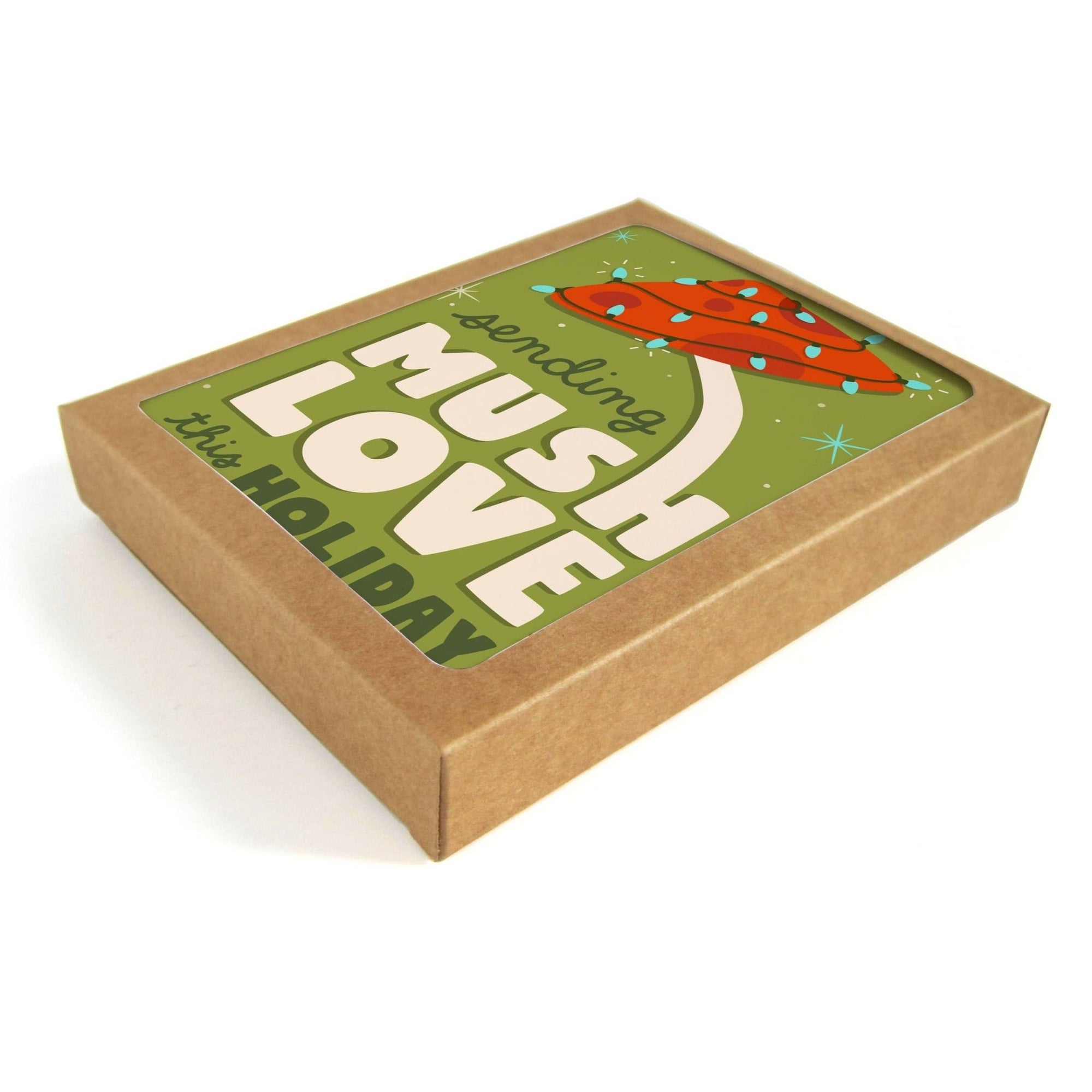 Card - Set of 8 - Mush Love Holiday - Gift & Gather