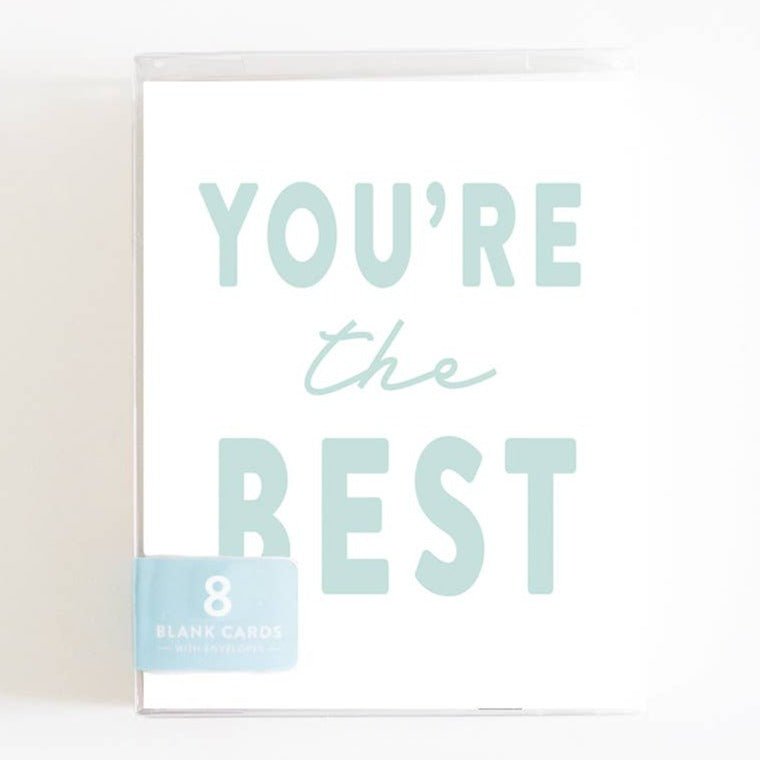 Cards - Set Of 8 - You're the Best, Thank You - Gift & Gather