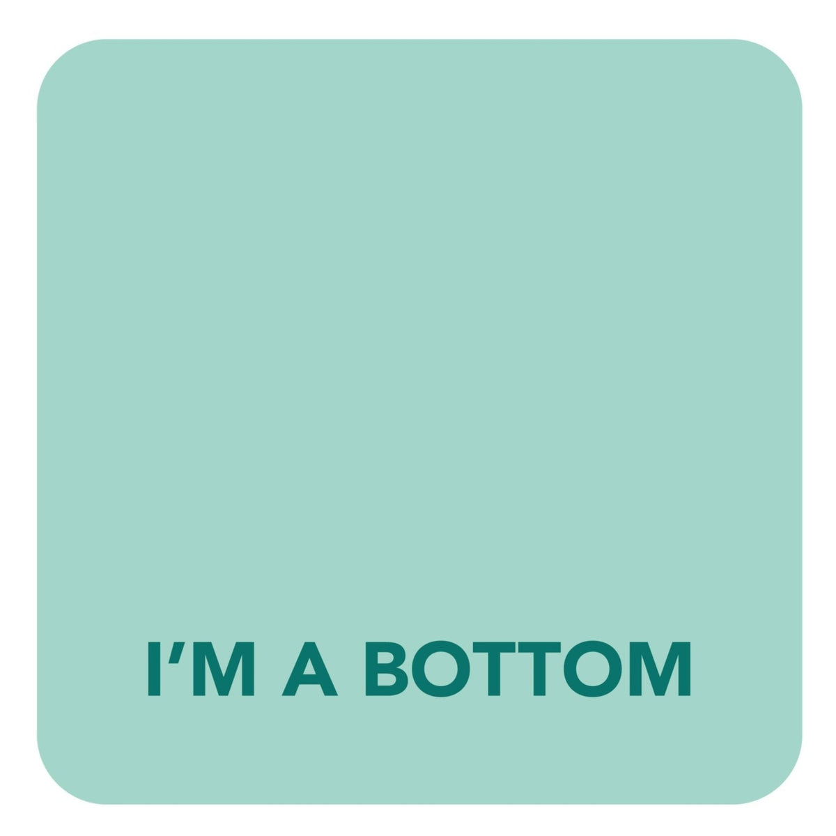 Coaster - Bottom (mint) - Gift & Gather