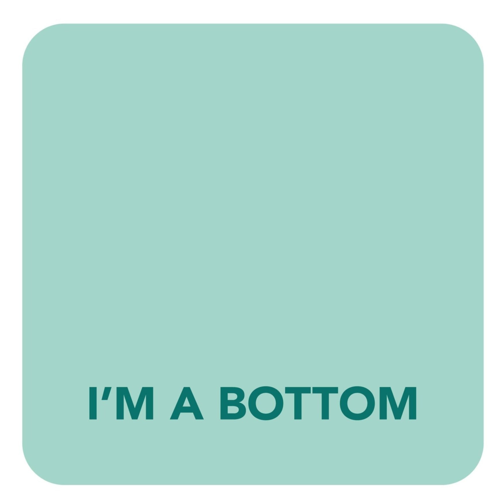 Coaster - Bottom (mint) - Gift & Gather