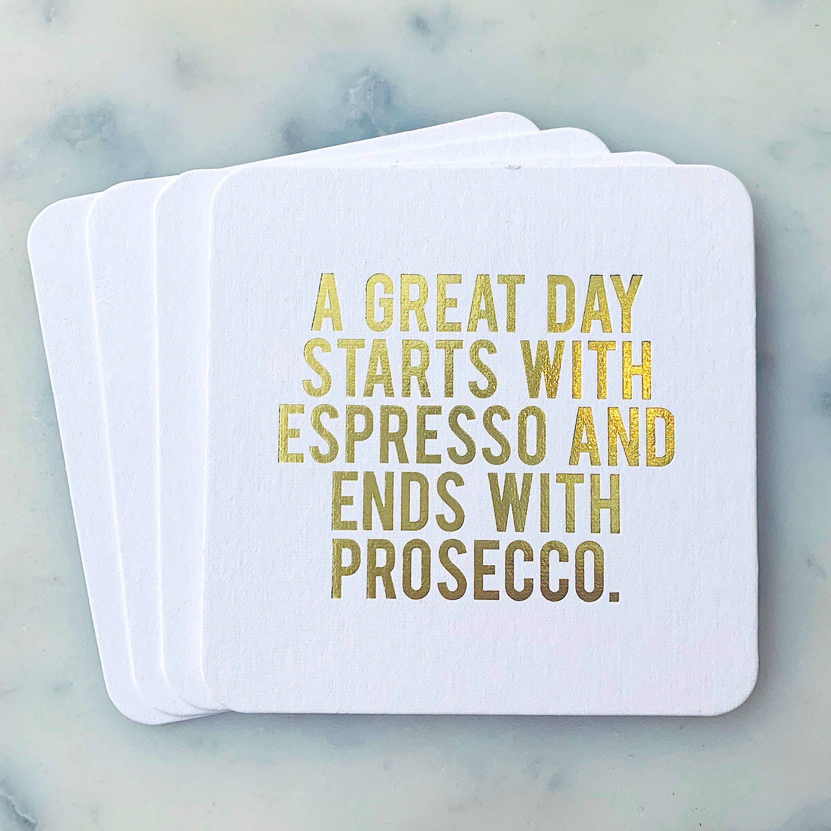 Coasters - A Great Day Starts with Espresso - Gift & Gather