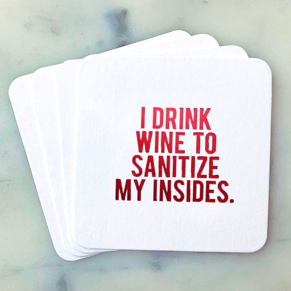 Coasters - Sanitize My Insides - Gift & Gather