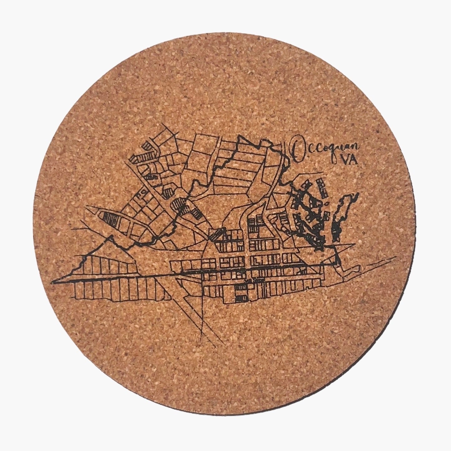 Cork Coaster - Occoquan, VA - Gift & Gather