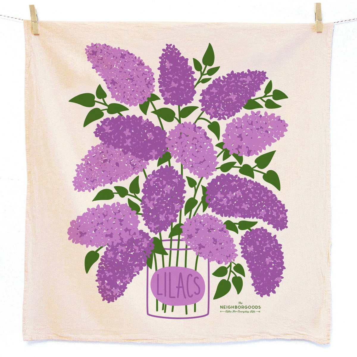 Dish Towel - Lilacs - Gift & Gather