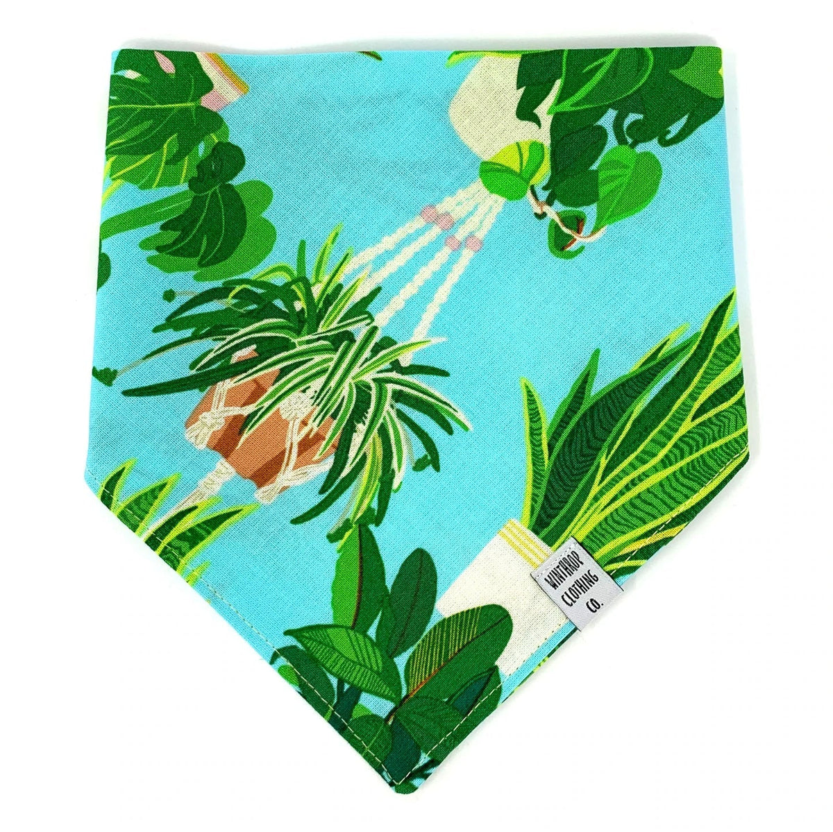 Dog Bandana - Plant Lover Blue - Gift & Gather