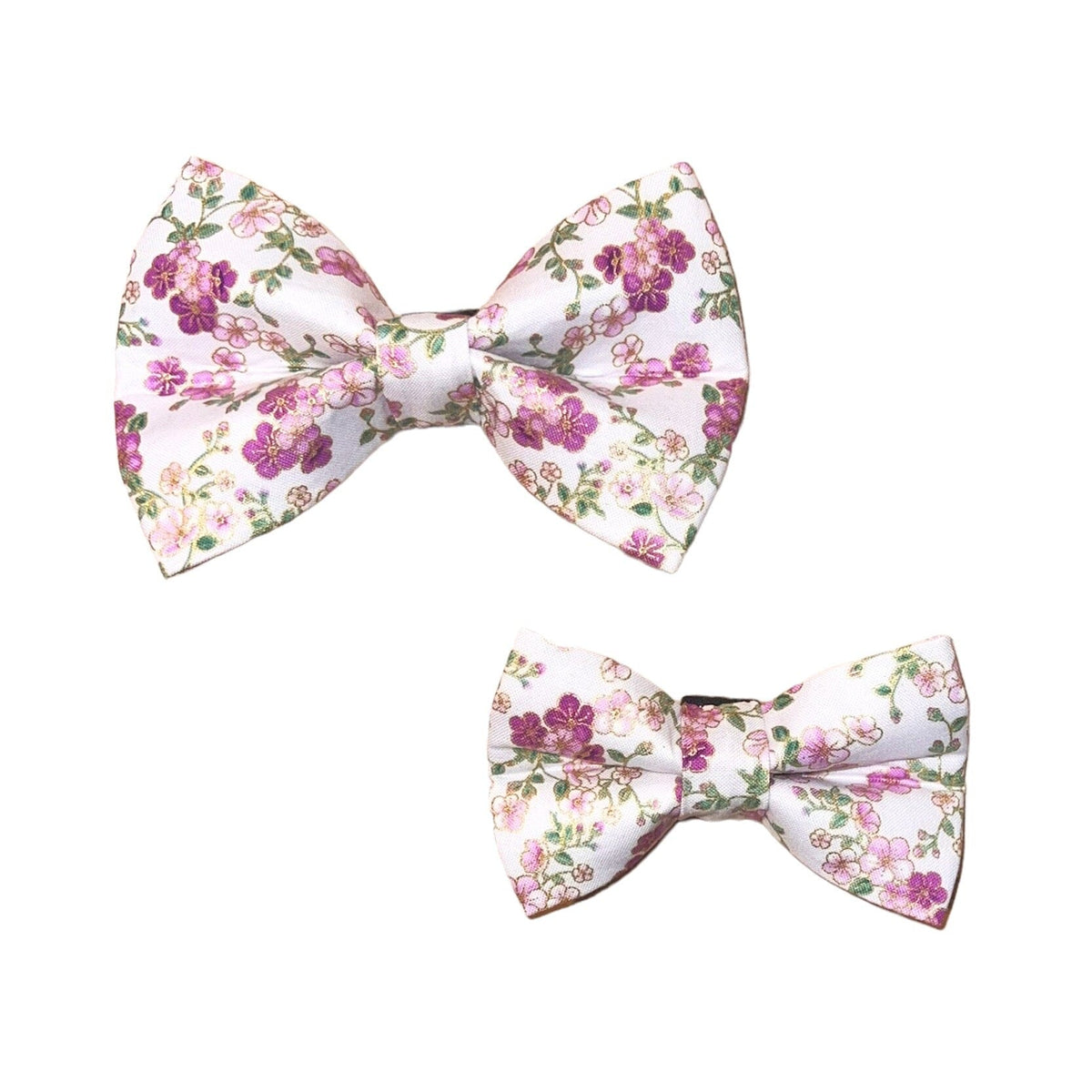 Dog Bow Tie - Purple Cherry Blossom - Gift & Gather