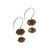 Earrings - Duet - Smoky Quartz - Gift & Gather