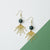 Earrings - Fringe Pendant With Green Bead - Gift & Gather