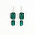 Earrings - Plaza - Emerald - Gift & Gather