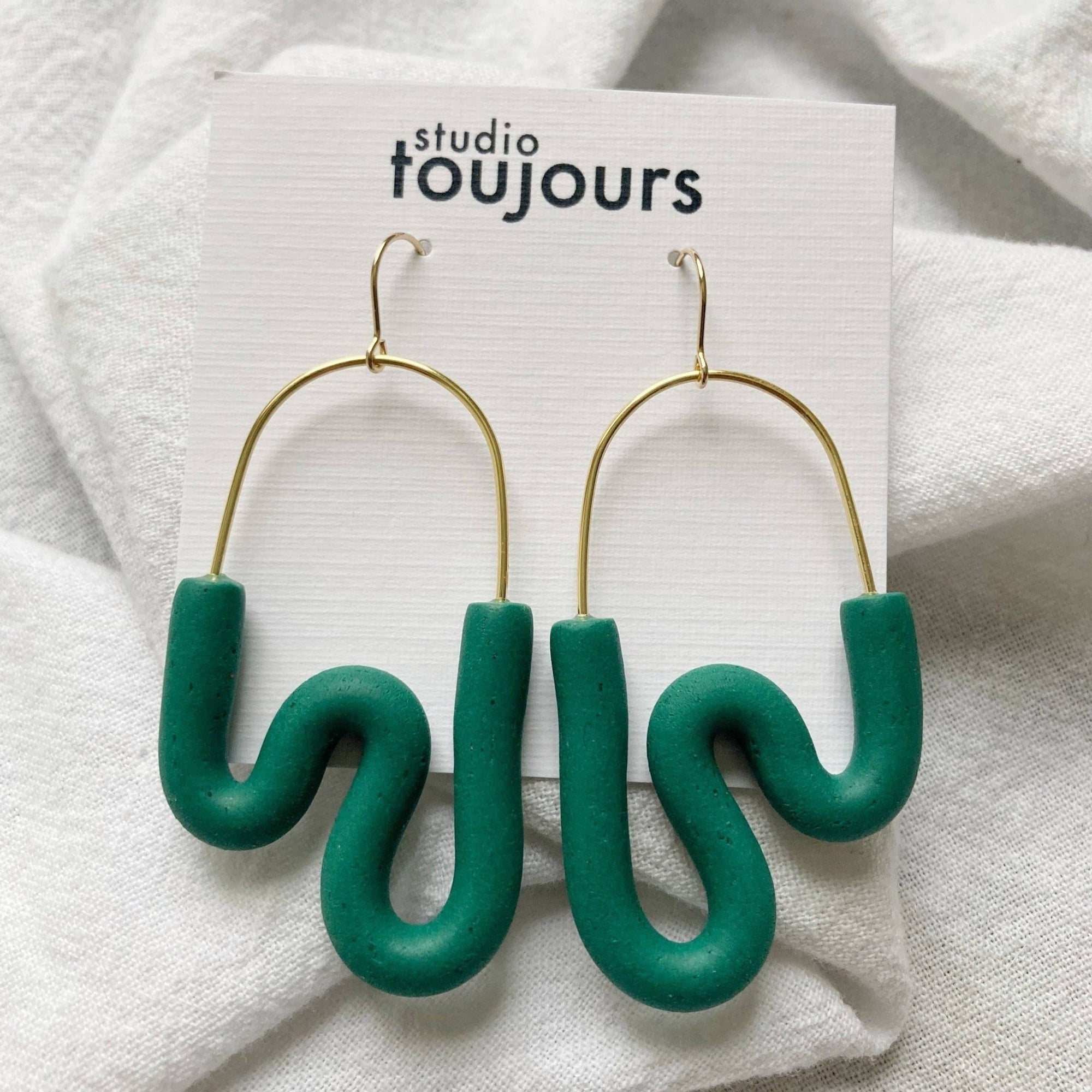 Earrings - Squiggles - Gift & Gather