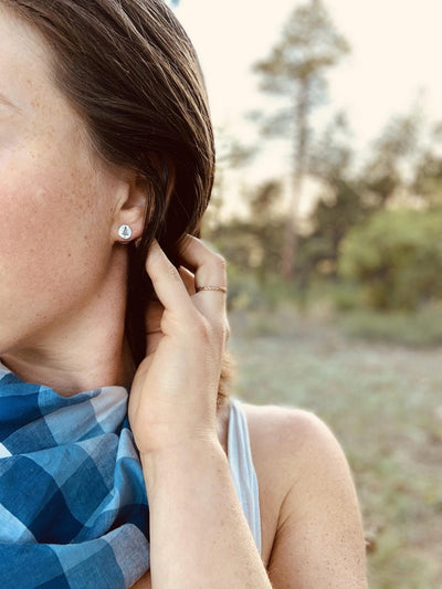 Earrings - Studs - Pine Tree - Gift & Gather