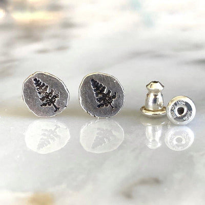 Earrings - Studs - Pine Tree - Gift & Gather