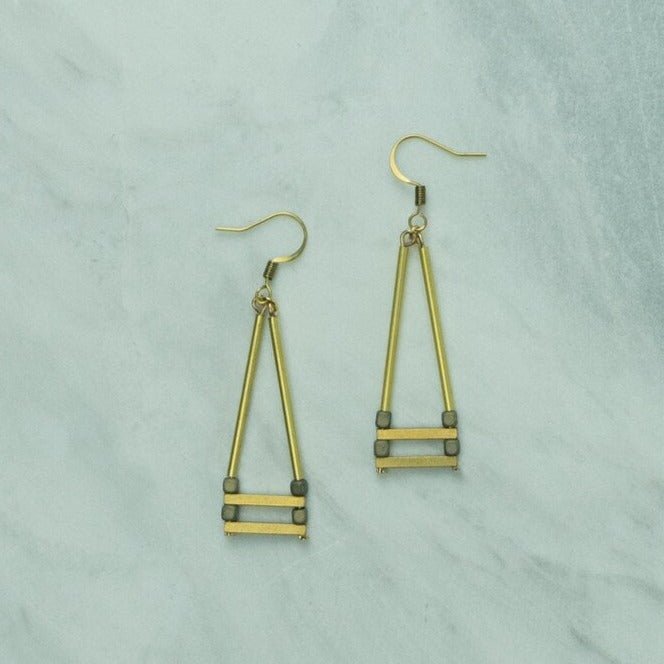 Earrings - Triangle Dangle - Gift & Gather