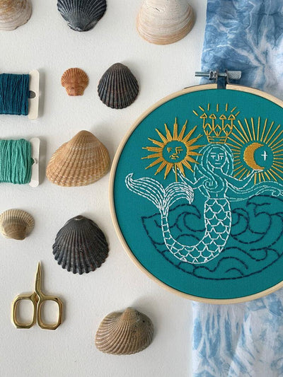 Embroidery Kit - Mermaid - Gift & Gather