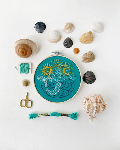 Embroidery Kit - Mermaid - Gift & Gather