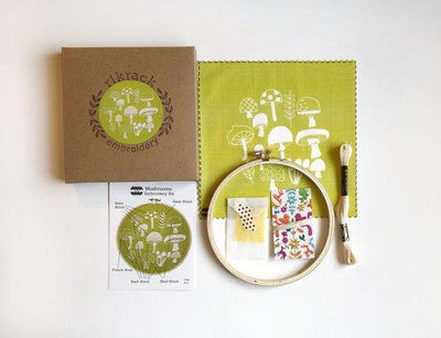 Embroidery Kit - Mushrooms - Gift & Gather