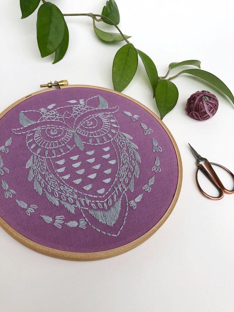 Embroidery Kit - Owl - Gift & Gather