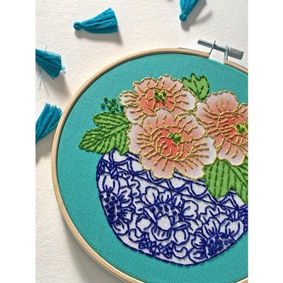 Embroidery Kit - Peony - Gift & Gather