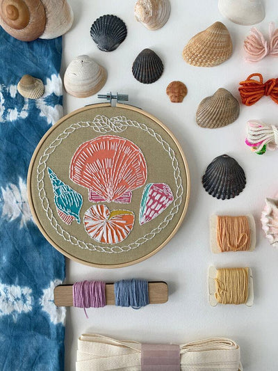 Embroidery Kit - Shells - Gift & Gather