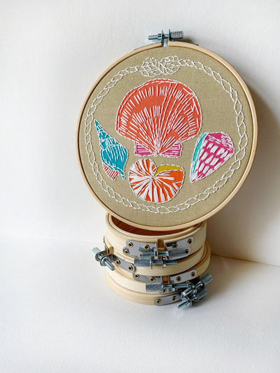 Embroidery Kit - Shells - Gift & Gather