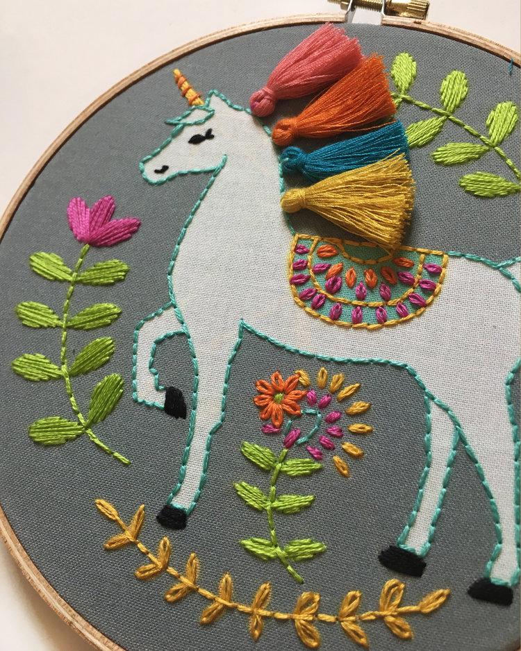 Embroidery Kit - Unicorn - Gift & Gather