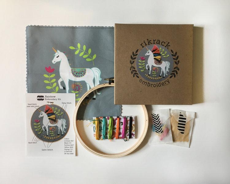 Embroidery Kit - Unicorn - Gift & Gather