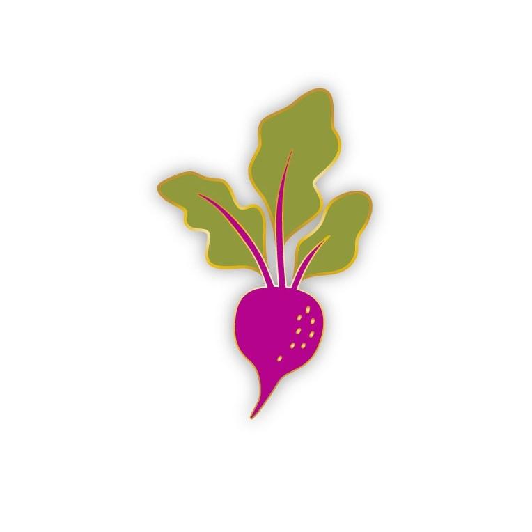 Enamel Pin - Beet - Gift & Gather