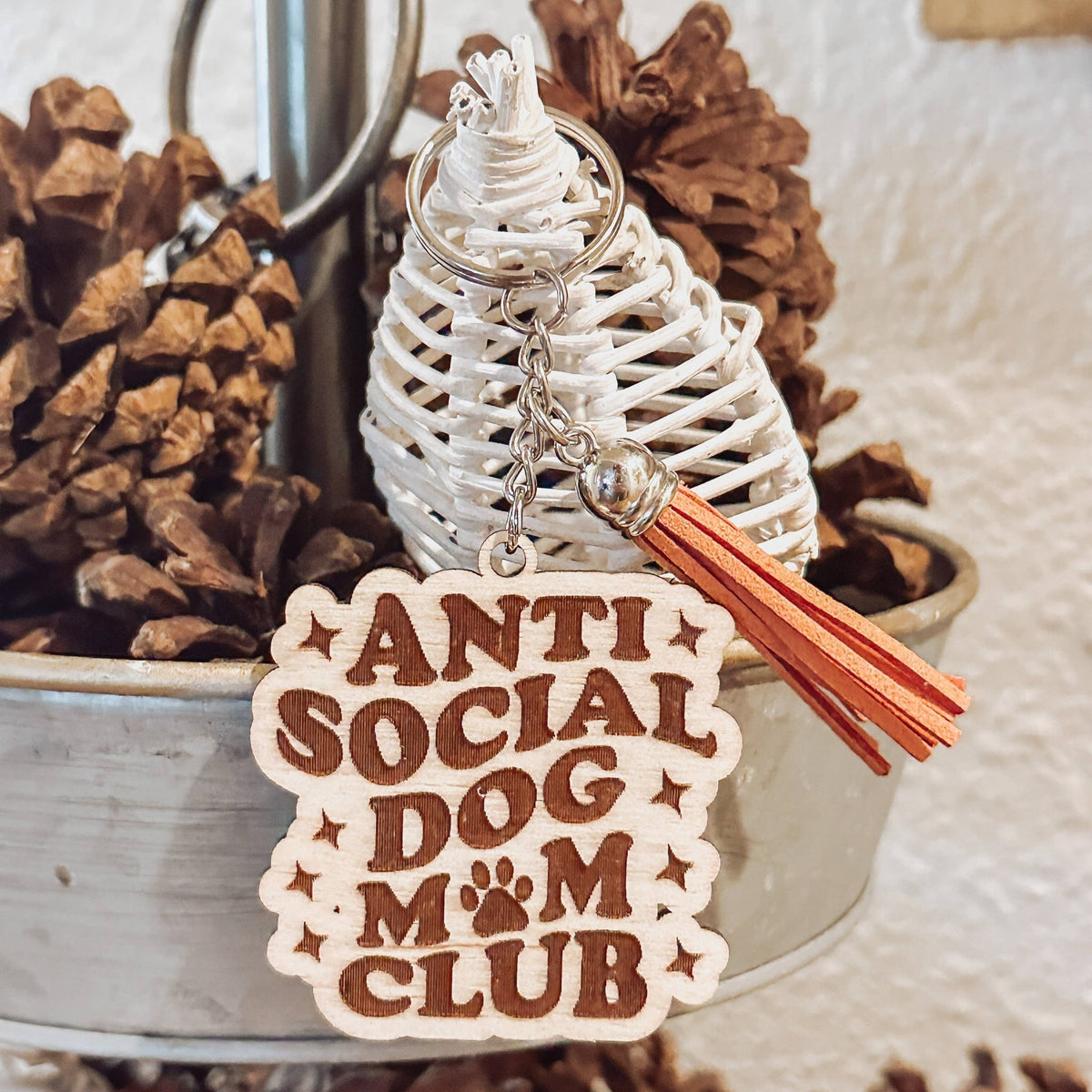 Engraved Wood keychains: Be a kind human - Gift & Gather