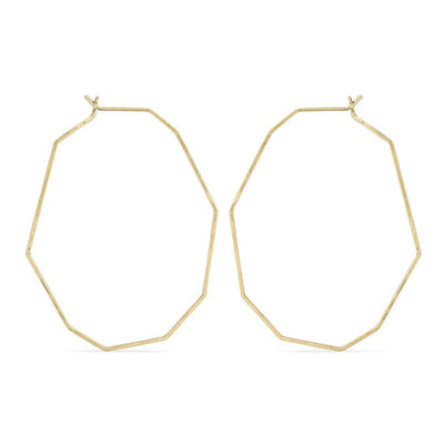 Gemma Hoops Earrings - Precious Metal Earrings - Gift & Gather