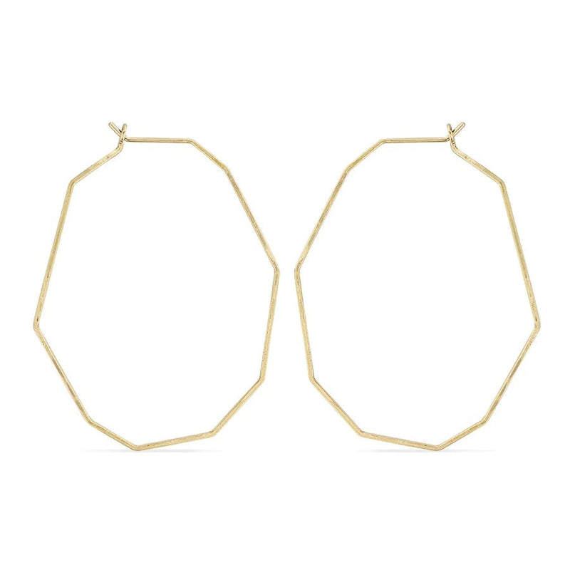 Gemma Hoops Earrings - Precious Metal Earrings - Gift & Gather