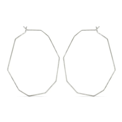 Gemma Hoops Earrings - Precious Metal Earrings - Gift & Gather