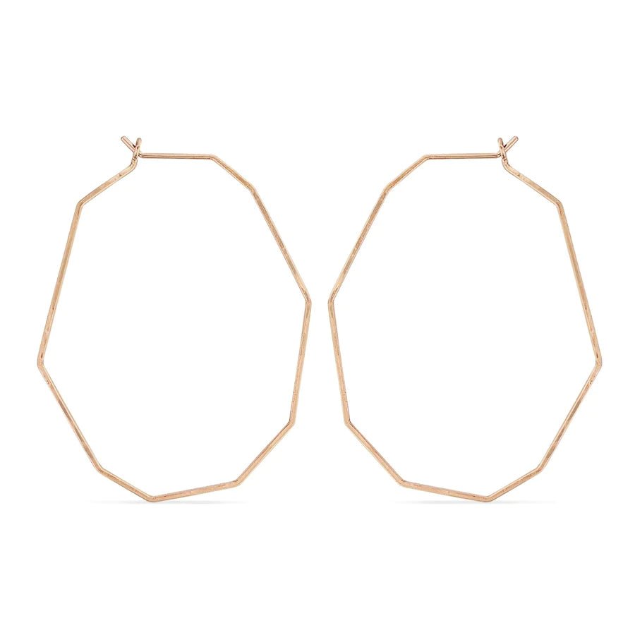 Gemma Hoops Earrings - Precious Metal Earrings - Gift & Gather