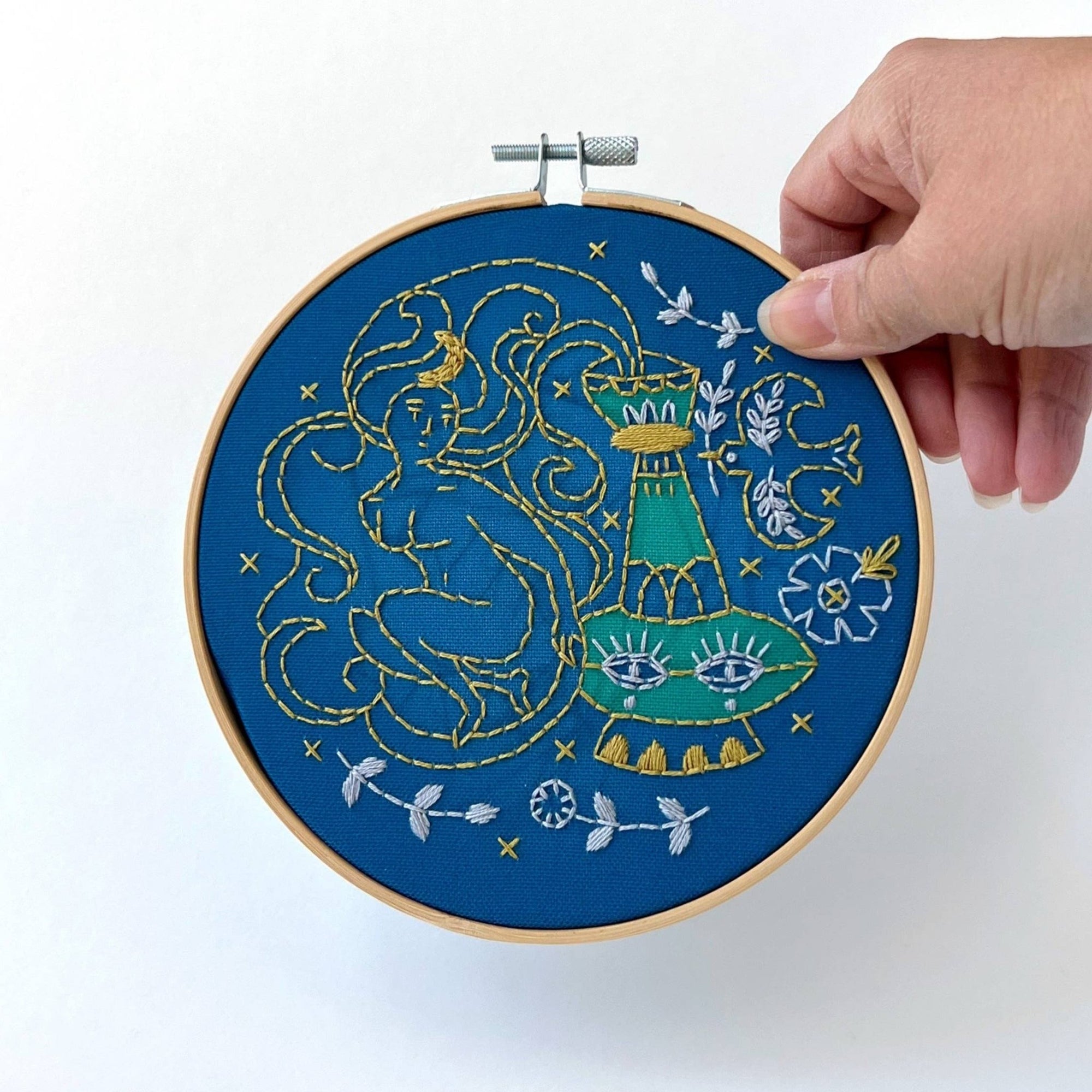 Genie Embroidery Kit - Gift & Gather