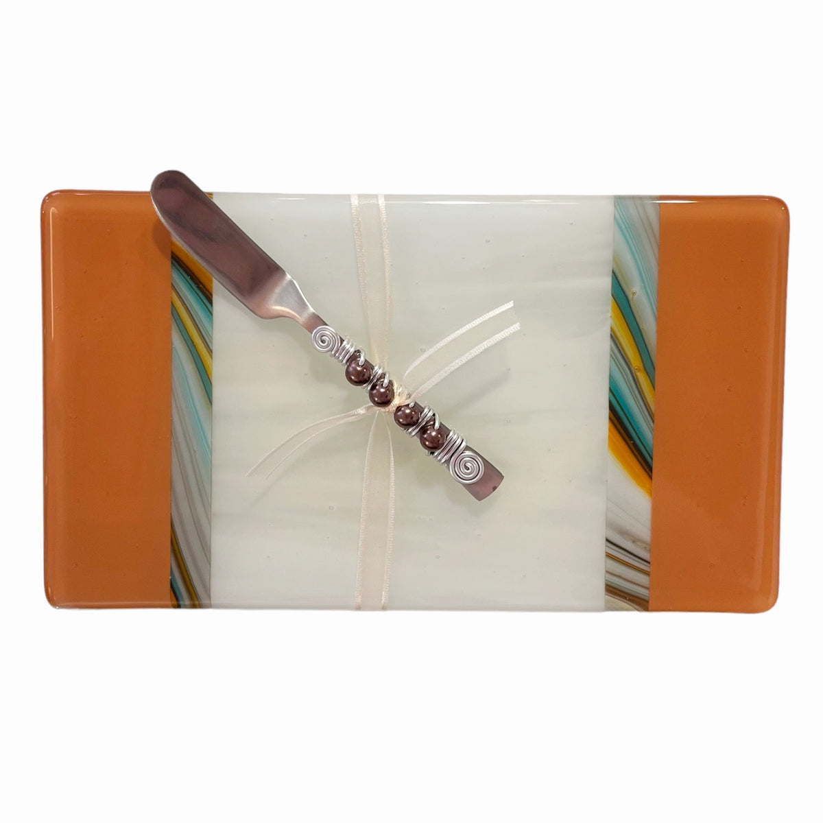 Glass Cheese Tray with Spatula Spreader - Gift & Gather